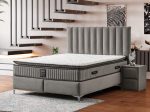   Parma boxspring ágy ágyneműtartóval, közepesen kemény rugós matraccal 180x200